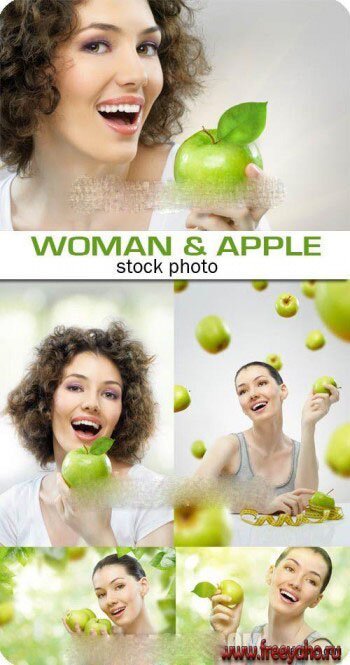    -   | Woman with apple