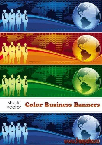 Бизнес баннеры в векторе | Business Banners vector