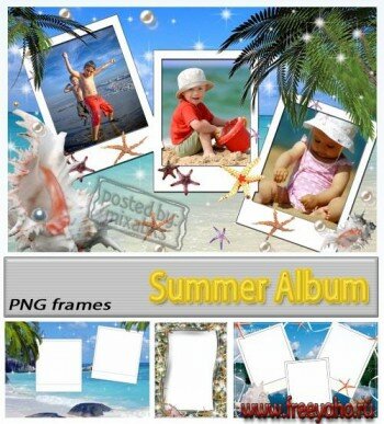   | Summer Album (HQ PNG frames)