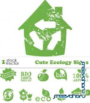       | Ecology Signs Vector