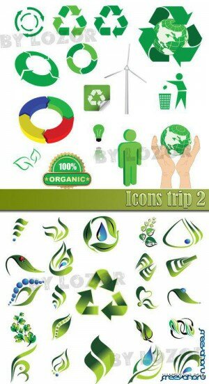 Экология - векторные логотипы и иконки | Vector Logo eco