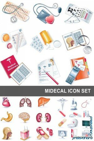 Векторные медицинские иконки | Vector medical icons