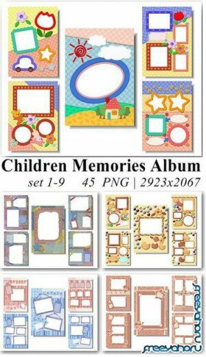Frames - Children Memories Album