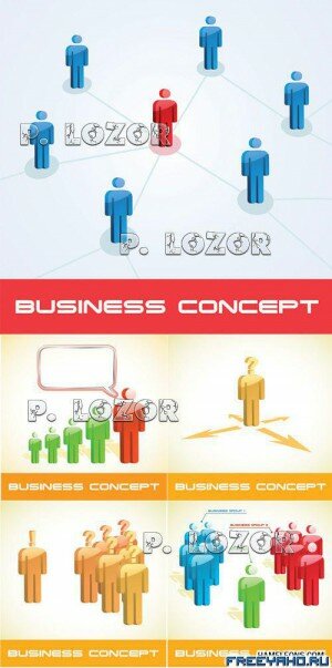  -    | Business vector concept