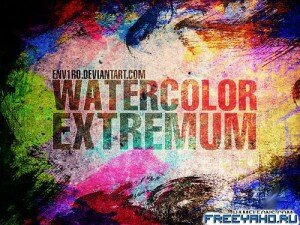 Water Color Extremum Brushes