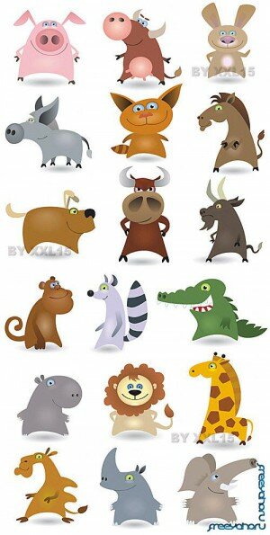     | Cartoon vector animals