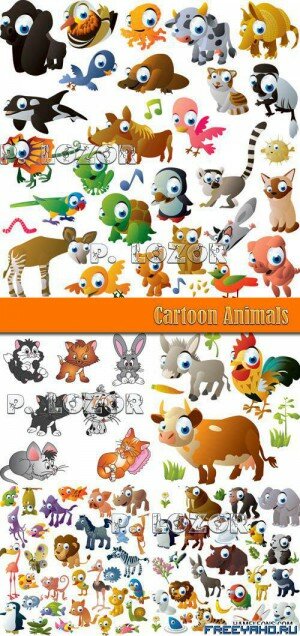   -   | Cartoon vector animals