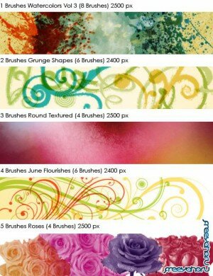 Brushes pack for Adobe Photoshop by starwalt Vol.4