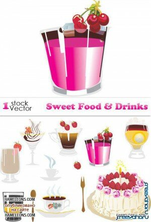   -   | Sweet dessert vector