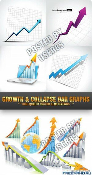     | Vector business graphs