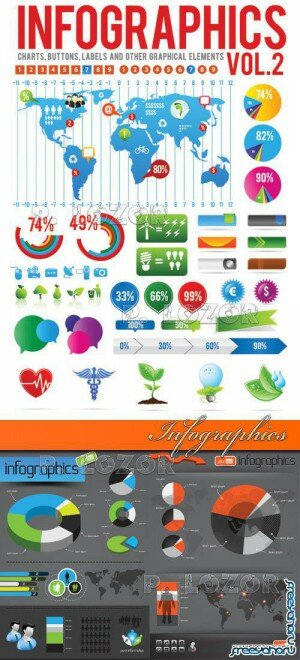    -    | Infographics vector