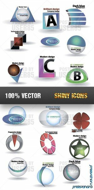 Абстрактные логотипы и иконки в векторе | Abstract vector Icons