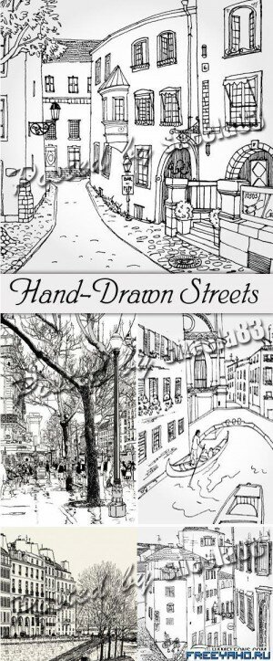     | Hand Drawn vector streets