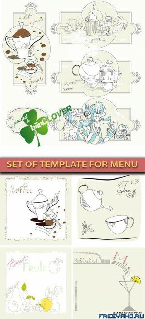         | Cafe menu vector templates
