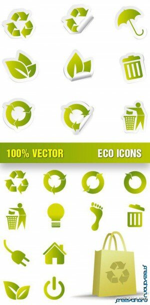       | Stock Vector - Eco Icons