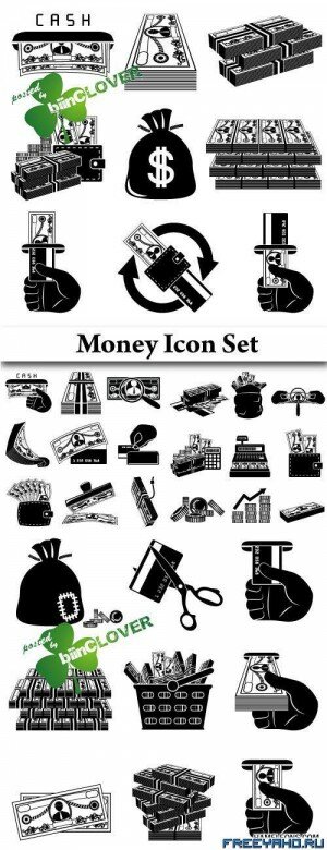       | Money black icons