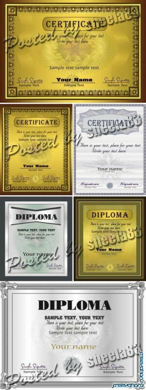       | Certificate & diploma Templates 7