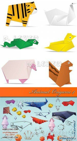  - - | Origami vector animals 3