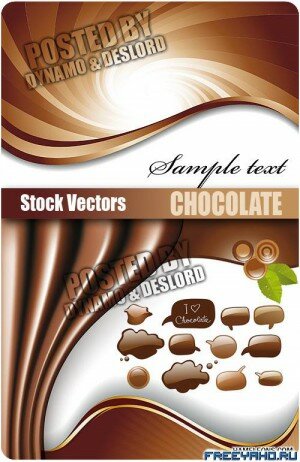       | Chocolate vector backgrounds & objects