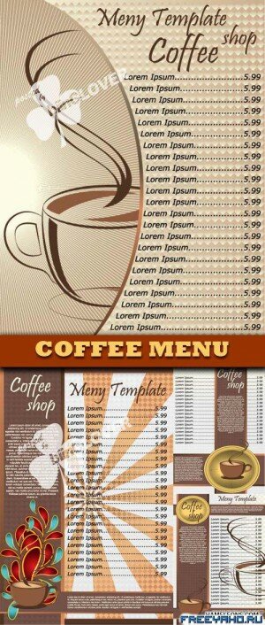   -   | Coffee menu