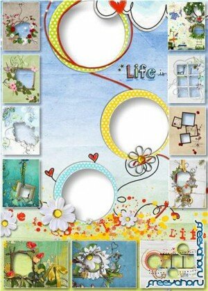 Creative Frames PNG Collection