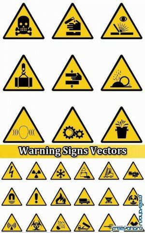       | Warning Vector Signs
