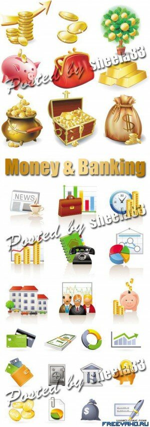   -    | Money and Banking Icons