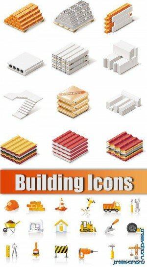 Building Icons Vector |  