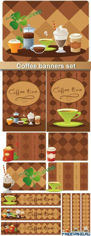       | Coffee vector banners