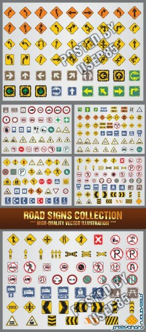   -   | Road Signs vector