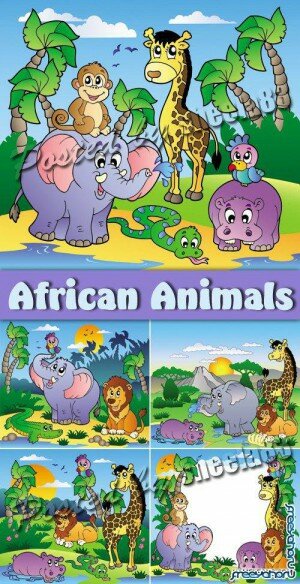    -   | African Animals Vector