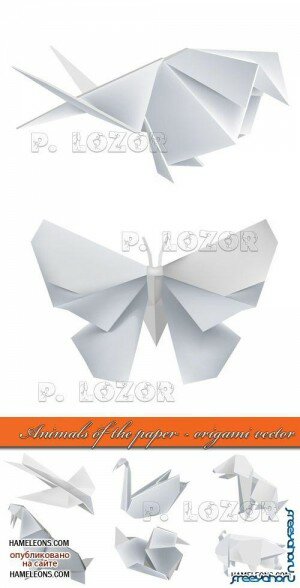  - - | Origami vector animals 5