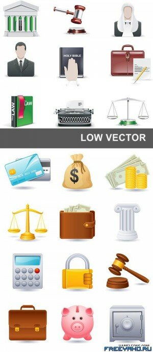    -   | Low & money vector icons