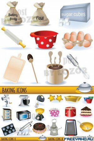     -   | Kitchen & food vector icons