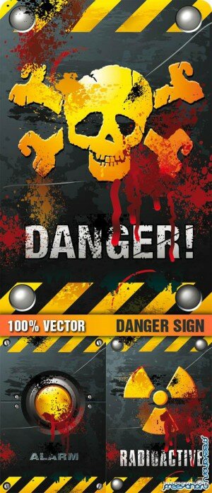     -   ! | Grunge danger signs