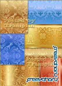 Фоны - Золотой атлас - Backgrounds - Golden atlas