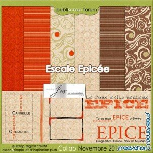 Scrap-set - Escale Epicee