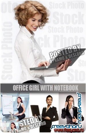    -   | Business lady with notebook