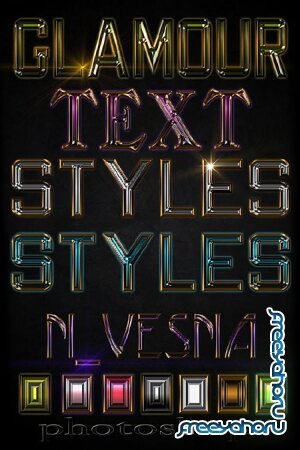 Гламурные текстовые стили/ Glamour text styles
