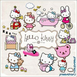 Scrap-kit - Hello Kitty