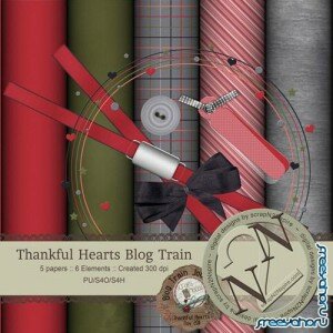 Scrap-set - Thankful Hearts #9
