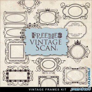 Scrap-kit - Vintage Border Frames