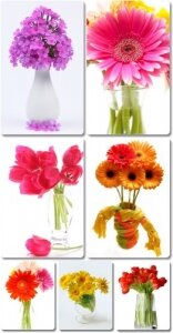Клипарт - Цветы, букет, ваза