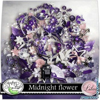 Scrap kit Midnight flower