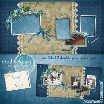 Scrap kit Forget Me Knot