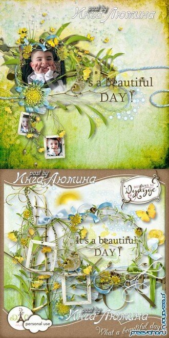 Scrap kit What a beautiful Day