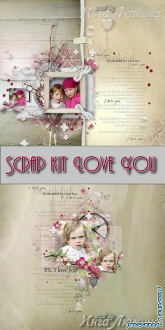 Scrap kit P.S I Love You