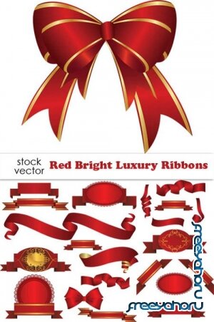   - Red Bright Luxury Ribbons