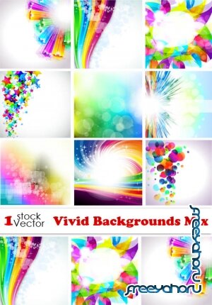 Vivid Backgrounds Mix Vector