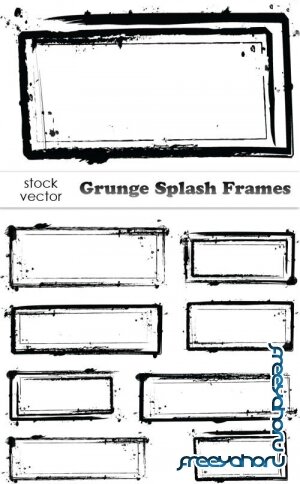   - Grunge Splash Frames